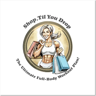 Shopaholic Fitness Posters and Art